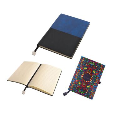 REPORTER Notepad A5 blue/black - Albastru Inchis - 14,7 × 20,8 × 1,3
