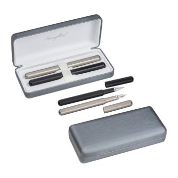 Set de scris Ferraghini cu pix roller și stilou - Mixt - 16 × 7 × 3,6 cm
