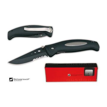 STYX Briceag Schwarzwolf - Negru - 11,4 × 3,6 × 1,2