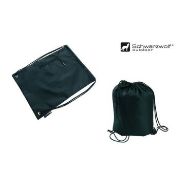 NUNAVUT,practic drawstring bag - Negru - Ø 33 × 45 cm