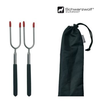 Furculi?ă BBQ- Lipno - Mixt - folded 24,5 cm, unfolded 86 cm