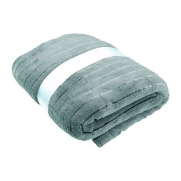 MANGAIA blanket, grey - Gri-Argintiu - 130 × 180 cm