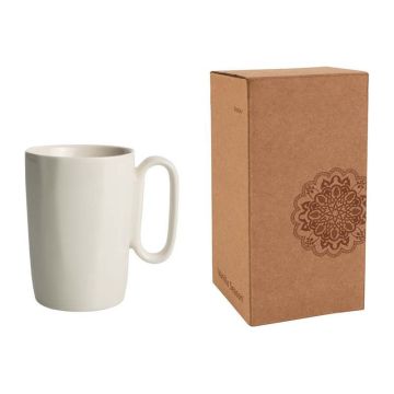RAIPUR ceramic mug 250 ml - Alb  - 100 × Ø75