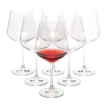WANAKA 6 pahare vin roşu - Transparent - 2,5 × 22 × 23