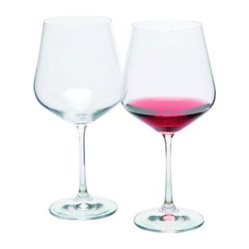 WANAKA 2 pahare vin roşu - Transparent - 22 × 11 × 23