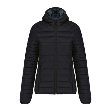 LADIES' LIGHTWEIGHT HOODED PADDED JACKET