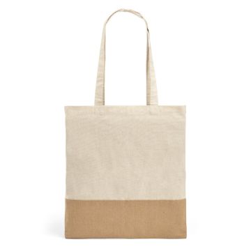 MERCAT. Sacosa din bumbac 100% (160 g/m²) - Natural