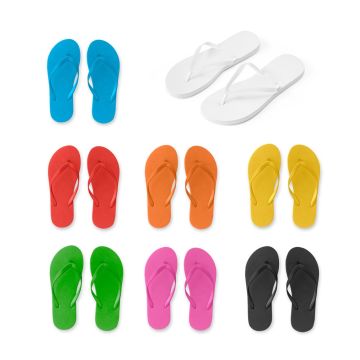 MAUPITI L / XL. Șlapi confortabili cu talpă din PE și curea din PVC