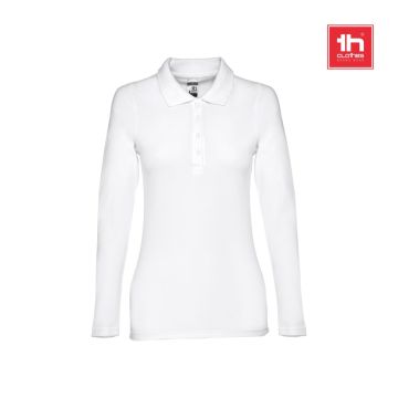 THC BERN WOMEN WH. Polo mânecă lungă pentru dame