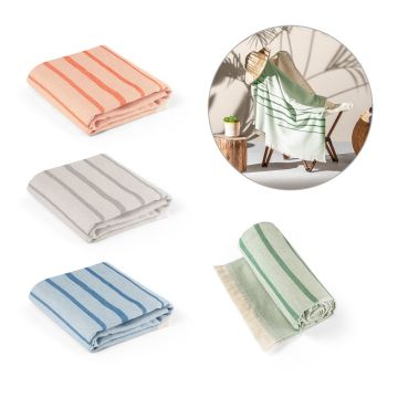 CAPLAN. Prosop multifunctional (260 g/m²) din bumbac usor si rezistent (90%) si bumbac reciclat (10%)