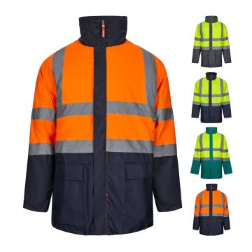 VL JUNO LARGE. Parka 4 în 1 în două tonuri (180 g/m²), din poliester (100%) cu strat PU