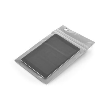 PLATTE. Husa impermeabilă din PVC pentru tablete până la 9.7" - Gri deschis
