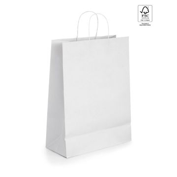 GRANT. Punga de hârtie kraft (100 g/m²) - Alb