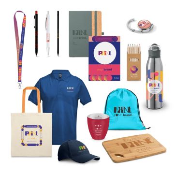 PRINT SHOWCASE. Mostrar cu produse personalizate - Asortat