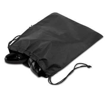 GWENNO. Sacosa de pantofi (80 g/m²) - Negru