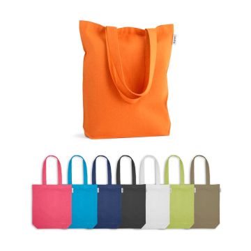 MERIDA. Sacoșă (220 g/mp) din bumbac (50%), bumbac reciclat (30%) și poliester (20% rPET)