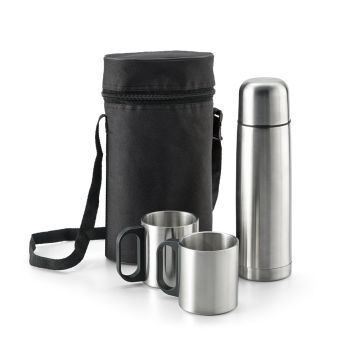 DURANT. Set termos și căni - Argintiu - 500 mL