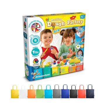 Modeling Dough Factory Kit II. Joc educațional furnizat cu o pungă de cadou pliabilă 190T