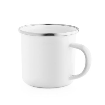 GOTZE SUB. Cană din email pentru sublimare 350 mL - Alb - 350 mL