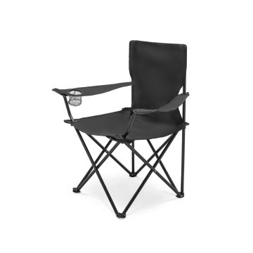 THRONE. Scaun pliabil - Negru