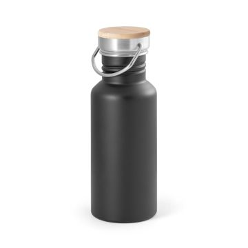 OASIS. Sticlă din oțel inoxidabil 540 mL - Negru - 540 mL