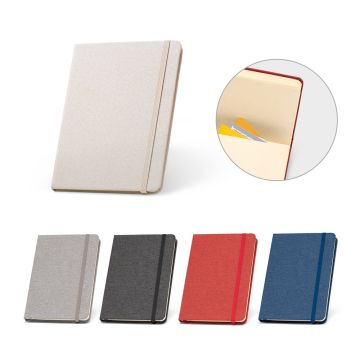BOYD. Notă A5 cu coperta tare poliester reciclat (100% rPET)