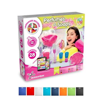 Perfume & Soap Factory Kit IV. Joc educațional furnizat cu o pungă cadou nețesută (80 g/m²)