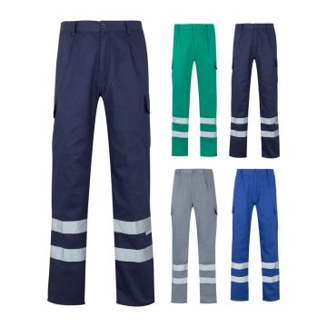 VL ASCLEPIUS. Pantaloni din twill cu buzunare multiple (200 g/m²), din bumbac (35%) și poliester (65%)