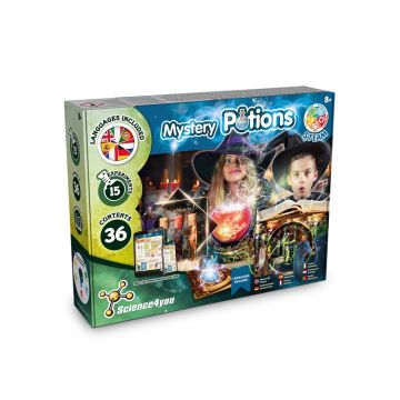 Mystery Potions Kit II. Joc educațional furnizat cu o pungă cadou din hârtie kraft (100 g/m²) - Alb