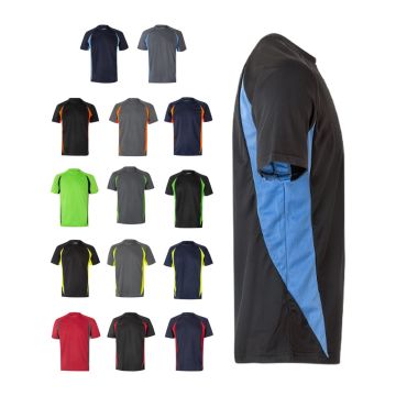 VL SLAYER. Tricou tehnic bicolor bird-eye (160g/m²), din poliester (100%)