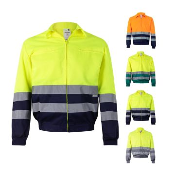 VL NEPTUNE LARGE. Jachetă din twill bicolor (210g/m²) din poliester (80%) și bumbac (20%)