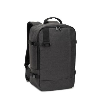 CIES. Rucsac dezvoltat pentru a îndeplini dimensiunile cerute de companiile aeriene din poliester reciclat 600D de înaltă densitate - Gri inchis - 20 L