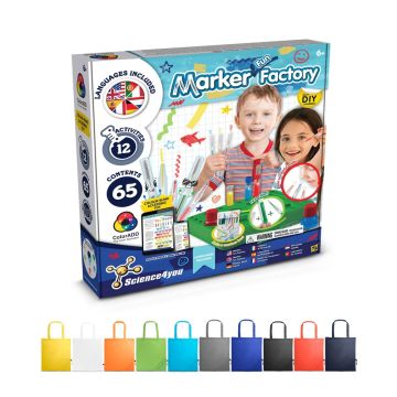 DIY Pen Factory Kit II. Joc educațional furnizat cu o pungă de cadou pliabilă 190T
