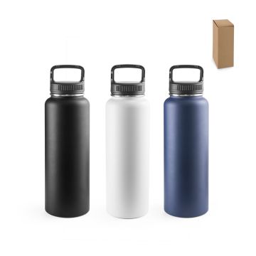 SINNER. Sticlă din oțel inoxidabil reciclat în proporție de 90%, cu o capacitate mare de până la 1200 ml