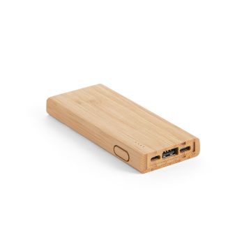 KOHN. Power bank 5'000 mAh din bambus - Natural