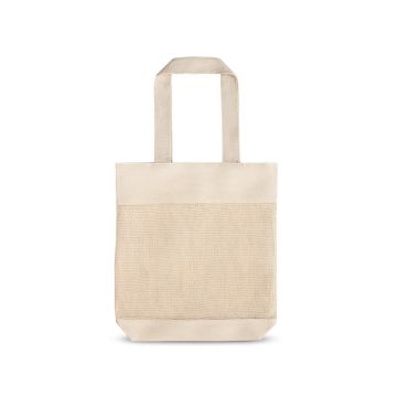 MUMBAI. Sacosa din bumbac 100% (180 g/m²) - Natural deschis