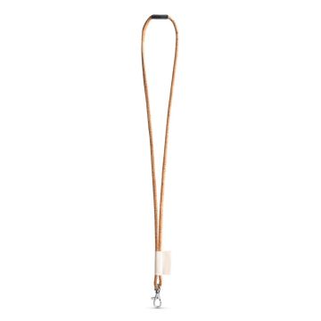 75096. Lanyard Cork Long Set. Modele standard - Natural
