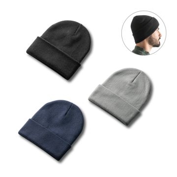 CARL. Căciulă unisex cu două straturi din poliester reciclat (100% rPET)