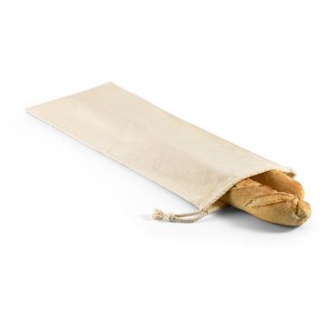 MONCO. Sacosa de pâine 100% bumbac (100 g/m²) - Natural deschis