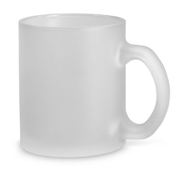 KENNY II. Cană de sticlă 340 mL - Alb - 340 mL