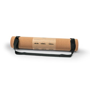 GERES. Covor de Covoraș de exerciții pentru yoga din plută și TPE. Grosime de până la 3.7 mm - Natural