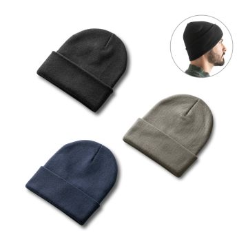 CARL. Căciulă unisex cu două straturi din poliester reciclat (100% rPET)
