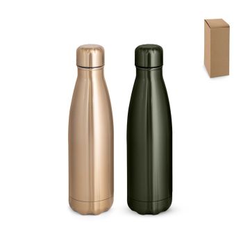 SHOW METALLIC. Sticlă din oțel inoxidabil cu finisaj metalic mat 510 ml