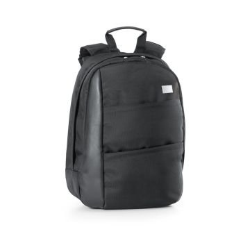 ANGLE BPACK. Rucsac pentru laptop 15.6'' din PU și 1680D - Negru - 17 L