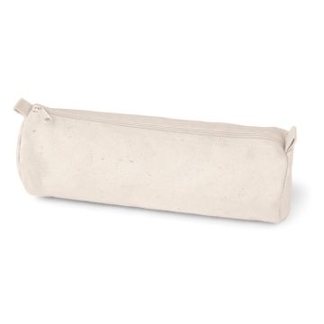 SCHOOLI. Husă pentru creioane din 100% bumbac (290 g/m²), cu un design cilindric - Natural deschis