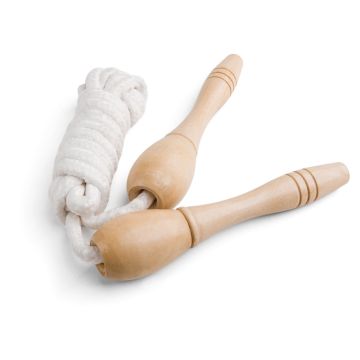 JUMPI. Coarda de sarit cu mânere din lemn - Natural deschis