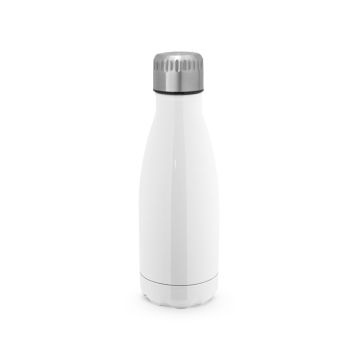 AMORTI S. Sticlă de sublimare din oțel inoxidabil de 380 ml - Alb - 380 ml