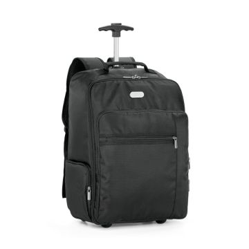AVENIR. Rucsac trolley pentru laptop de 17” în 1680D și 300D - Negru - 28 L
