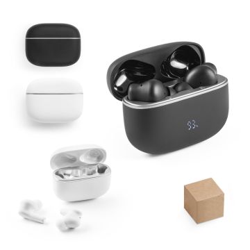 CAUBY. Căști fără fir cu ANC și 7 ore de autonomie a bateriei pe ABS reciclat (100% rABS)