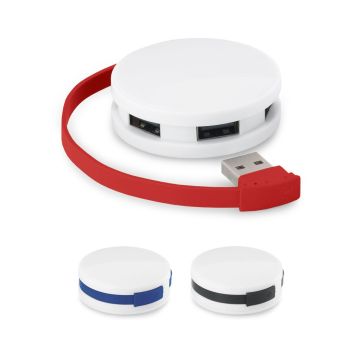 GARDNER. HUB cu cablu și 4 porturi USB-A în ABS